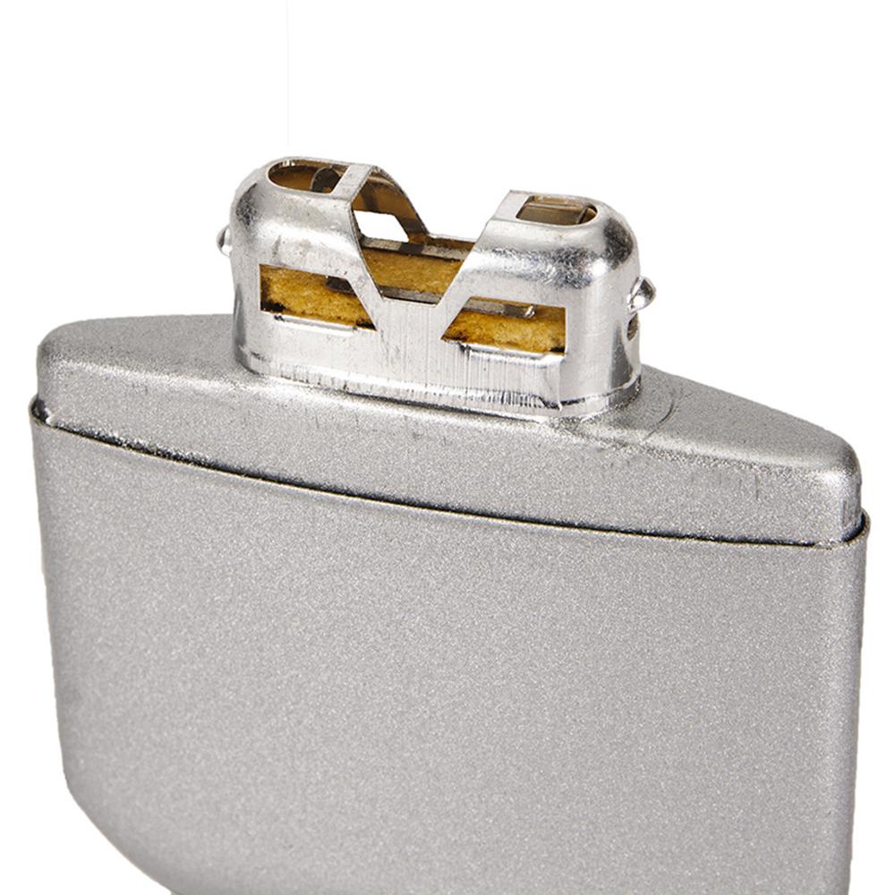 Уличная Портативная Металлическая Грелка для Рук с Чехлом для Рыбалки Кемпинга Пеших Прогулок Теплая Зимняя Мини Карманная Бензиновая грелка для рук