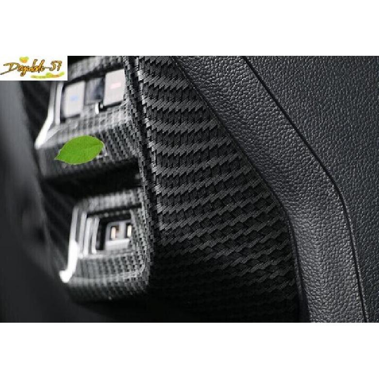 Carbon Fiber Rear USB Charging socket Cover Trim 1X For VW Tiguan 2018-