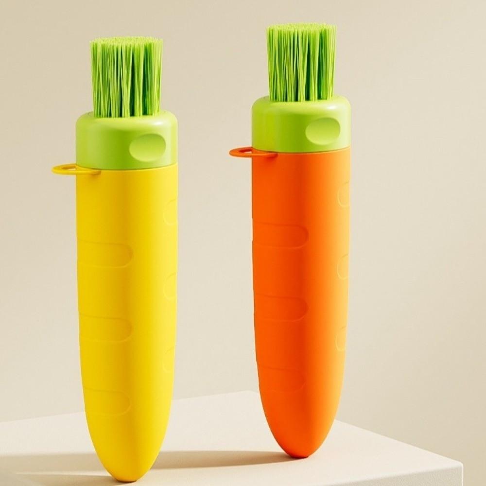 Carrot Shape Garlic Peeler Handheld Ginger Scrubber New Skin Remover Vegetable Preparation
