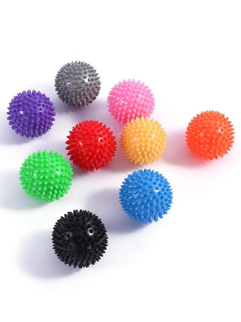 Yoga Hedgehog Massage Ball: PVC Spike Ball for Foot and Muscle Relaxation.