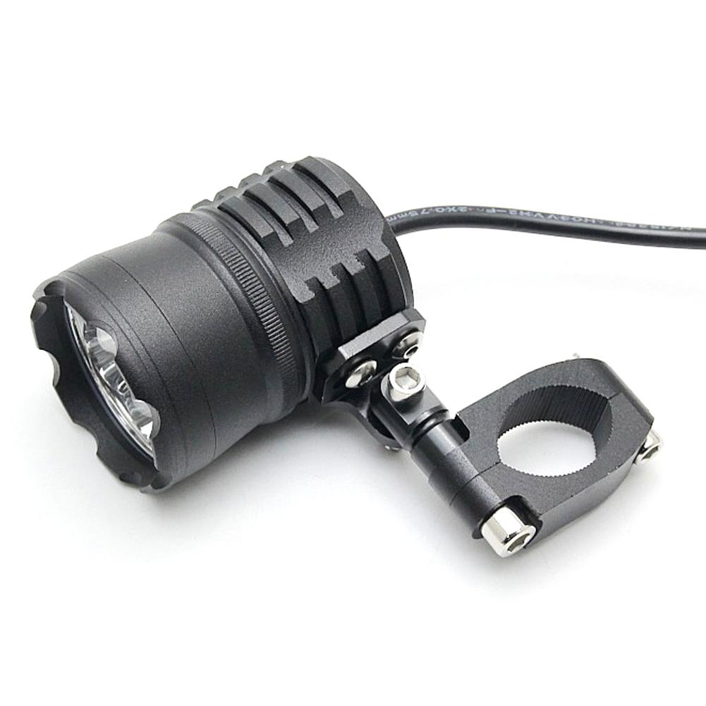 Фара-прожектор для бампера мотоцикла, вспомогательная лампа, металлический кронштейн, светодиодная фара, трубчатый зажим, комплект для крепления противотуманных фар мотоцикла