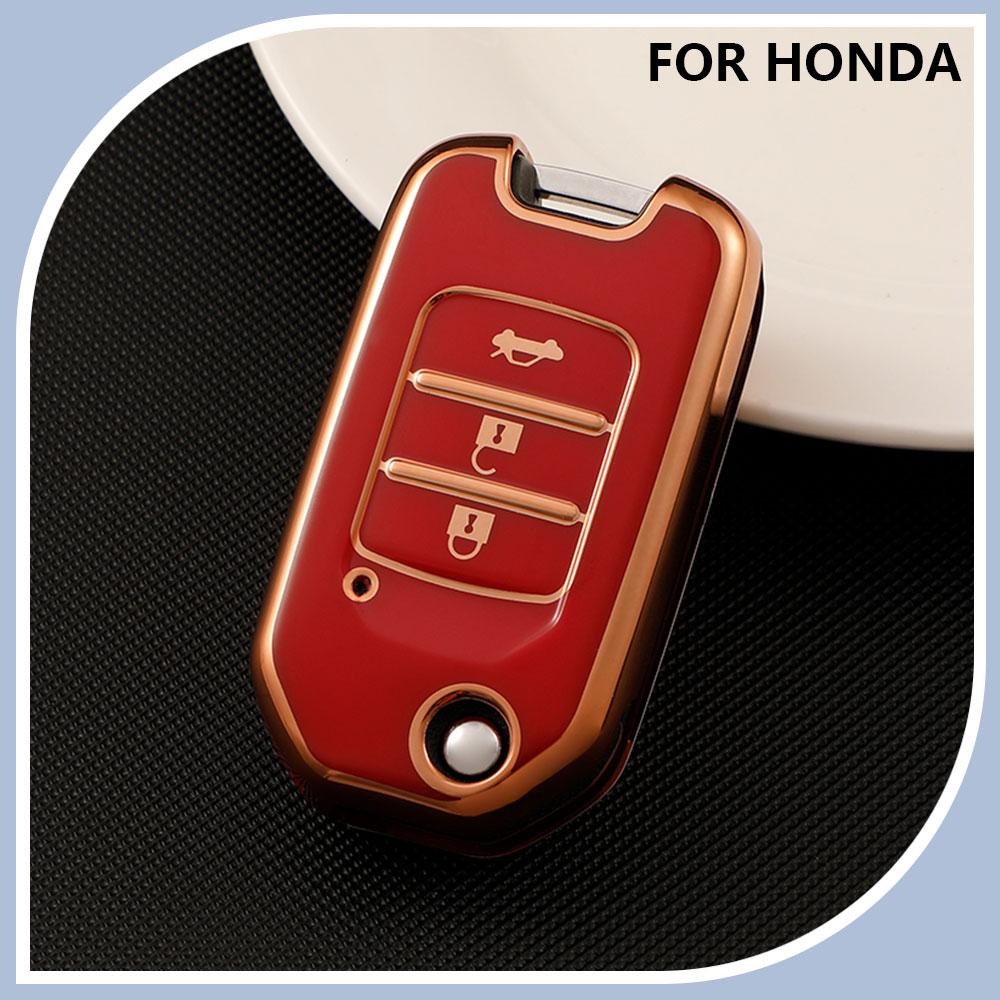 Чехол-брелок для автомобиля, полный чехол для Honda Civic HRV HR-V CRV XRV CR-V Crider Odyssey Pilot Fit Accord, защитный корпус, аксессуары
