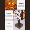LED Artificial Black Birch Tree Light DIY Branches Table Lamp For Fall Gifts Home Bedroom Holiday Party Halloween Decor