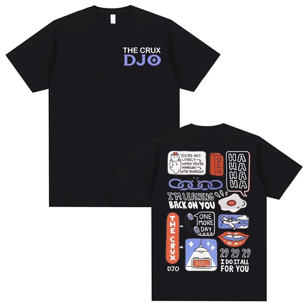 The Crux Djo Inspired Album Graphic T Shirts Unisexs Clothing Harajuku Aesthetic Short Sleeve Tshirts Casual pure Cotton T Shirt