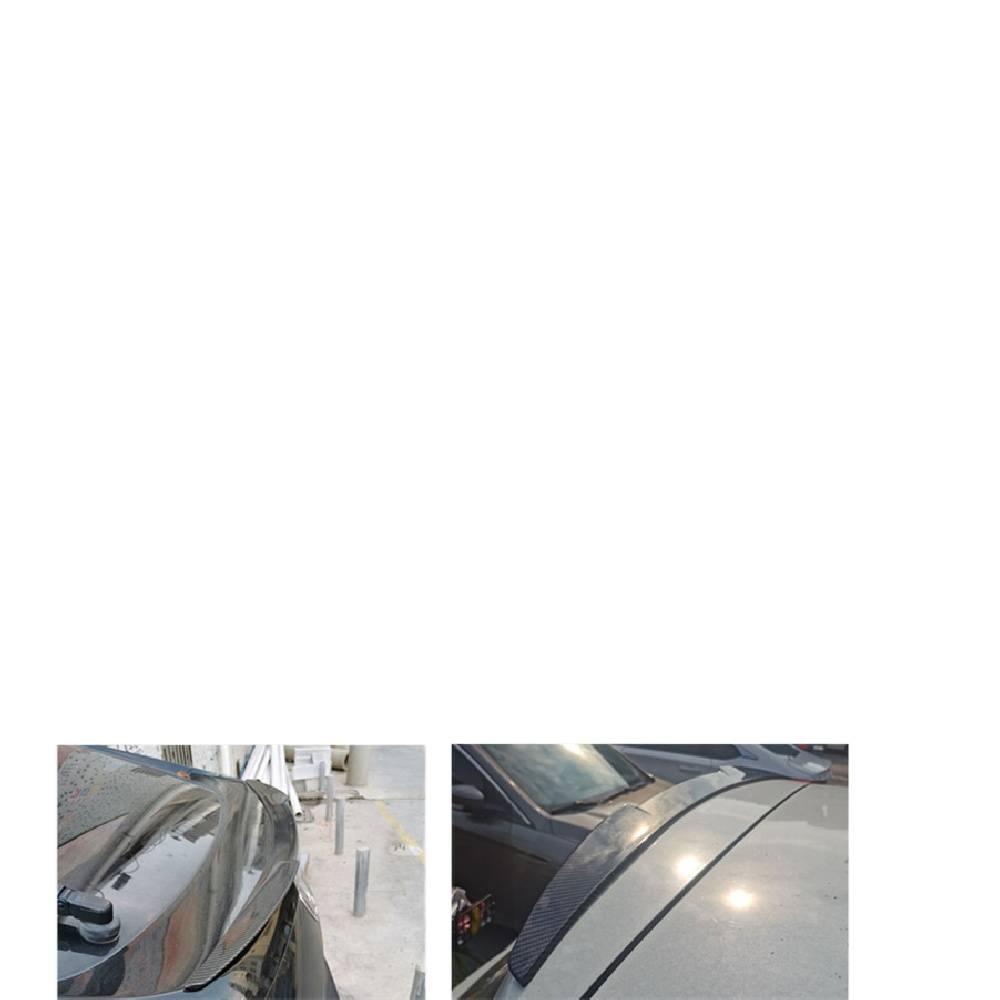 Универсальный задний спойлер на крышу из углеволокна, 45 дюймов