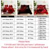Red Rose Bed Sheets and Pillowcases for Double Beds Single 3D Flower Bedsheets Set with Pillow Case 2pcs 3pcs Queen Full Size