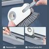 Gap Cleaning Brush, Window Track Cleaning Tool, 2-in-1 Grouting Cleaning Tool, Grip Brush, Hard Bristle Brush
