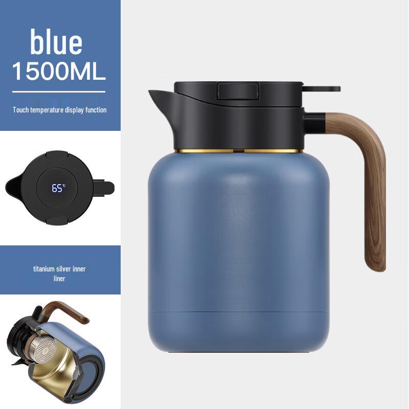 Shangming Titanium Insulated Stewing Teapot with Temperature Display