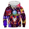 4-14 Years Children's Kids Cute Boys and Girls Lightweight  3D Cartoon Graphic Print Polyester Hoodies Tops