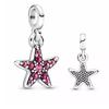 Pandora My pink starfish pendant 925 silver pendant for women 799011C01