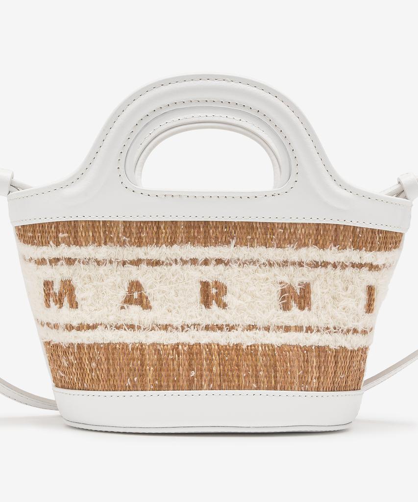 Marni Micro Tropicalia Tote Bag - Ecru:White / Bmmp0096L5P7945Zo822