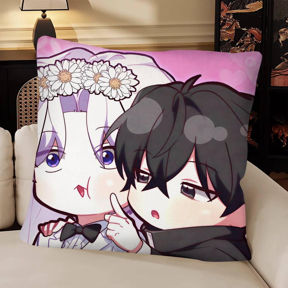 Anime VVirtual Strangers Pillow Case Fashion Square Pillowcase Bedroom Sofa Room Ins Decoration Leisure
