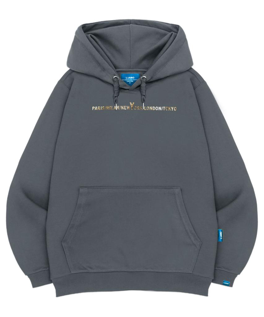 Худи H Gold City с флисовой подкладкой, унисекс, большие размеры M~4XL (Тип А)