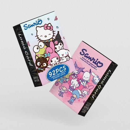 Sanrio фотокарточки товары ЛОМО иллюстрации фотокарточки 60 шт + мини наклейки 32 шт, вечеринка, 1 шт