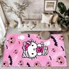 Hello Kitty Halloween Party Square rugs are a great choice for living rooms, bedrooms, home décor, and as gifts.