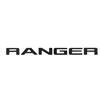 Логотип-буква MUZO2 для решетки радиатора Ford Ranger RANGER 3D Эмблема Оригинальный размер ABS Наклейка с клеем Хромированный стиль 6 цветов