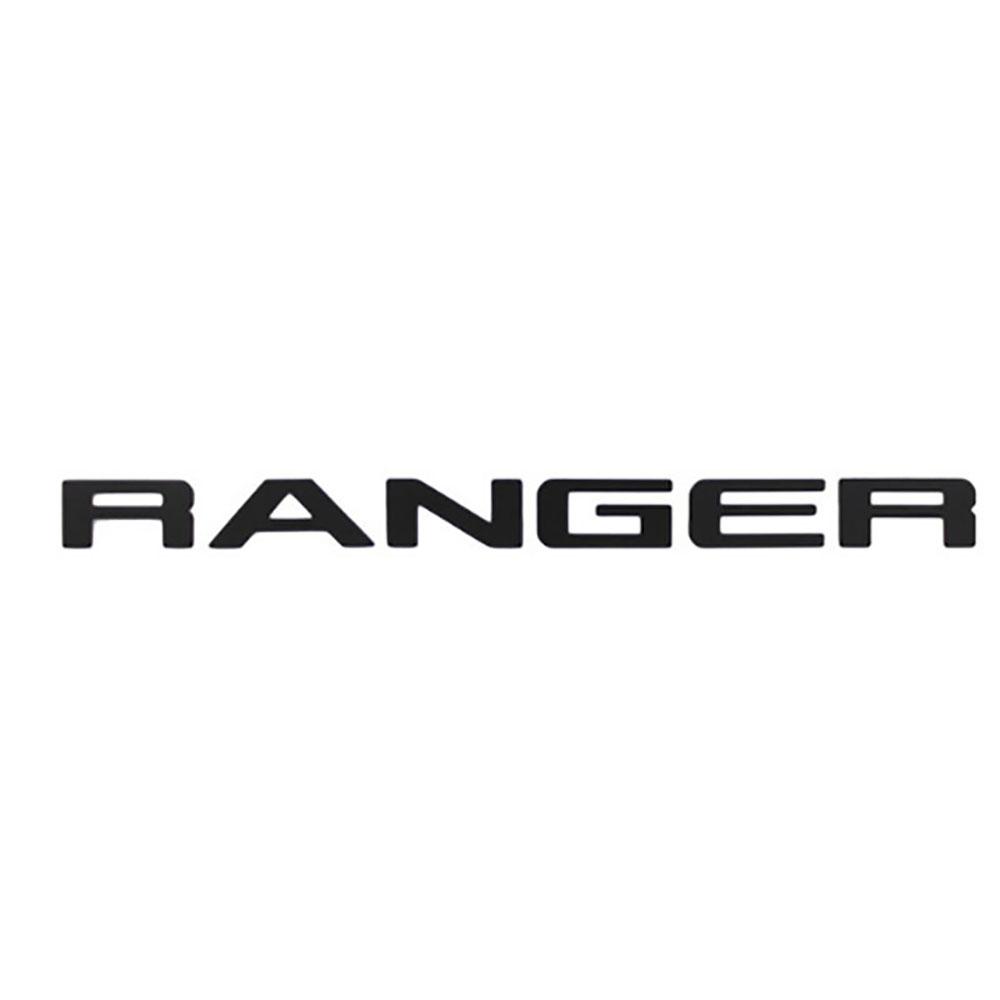 Логотип-буква MUZO2 для решетки радиатора Ford Ranger RANGER 3D Эмблема Оригинальный размер ABS Наклейка с клеем Хромированный стиль 6 цветов