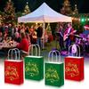 Various Styles Christmas Gift Bags 12 Pcs Kraft Christmas Bags Treat Candy Bags  For Gift Wrapping