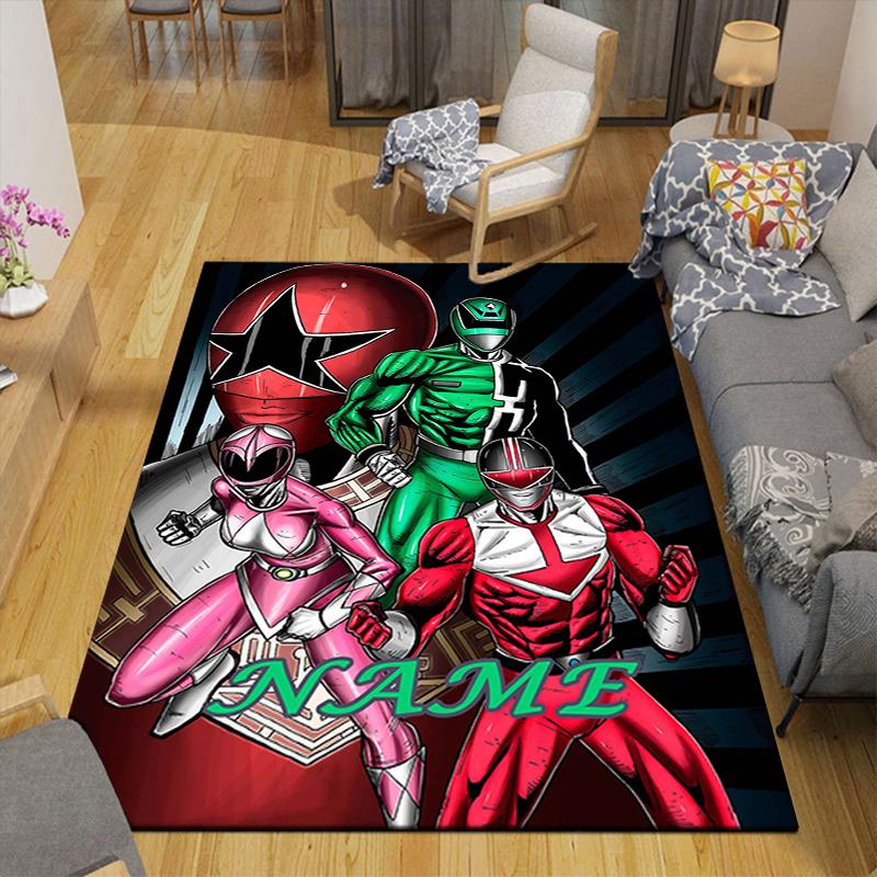 Custom 1Pc Power Rangers Green Ranger Vs Megazord Rug Office Carpet Indoor Outdoor Entrance Doormat Nonslip Soft And Comfortable Living Room D2915224