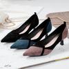 Fashion Women Dress Shoes Patchwork Pumps Pointed Toe Wedding Party Shoes Ladies Stilettos Woman High Heels Low Heels Boat Shoe