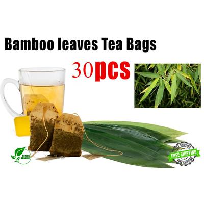 Чай из сушеных листьев бамбука в пакетиках 30 Zongzi Organic Leaf Quality Natural Pure Herbal