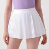Women's High Waist Tennis Skirt with Built-in Shorts, Pleated Design, Faux Two-Piece, Anti-Exposure Sportswear