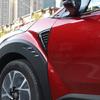 For TOYOTA C-HR CHR 2016- Car Carbon Fiber Style Side Front Air Vent Fender Trim Decorative Cover Fit Accessories