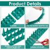 20Pcs Bird Spikes Plastic Toppers to Keep Pigeon or Animals Stop, Fox Squirrel Deterrent Fence Anti Climb for Garden Wall