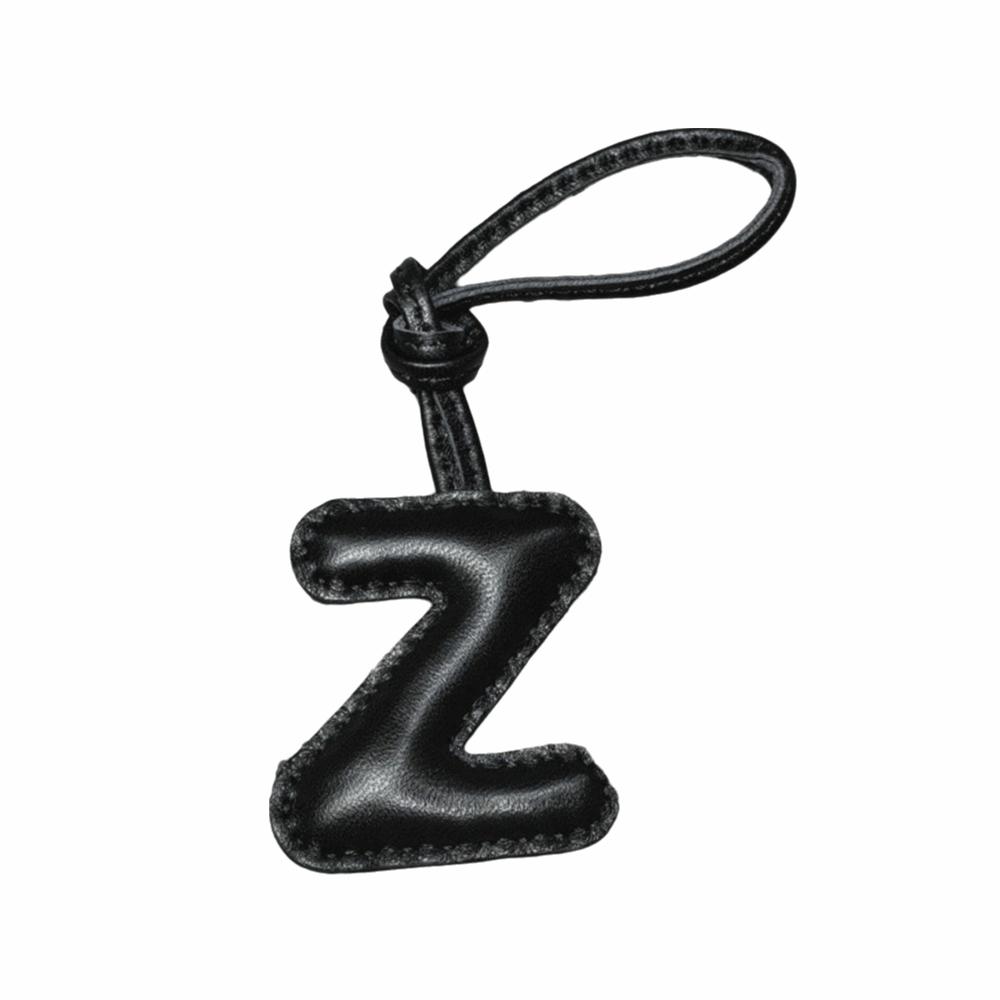 26 Initials English Letter Bag Pendant Genuine Sheepskin Car Pendant Keyring Pendant Ladies