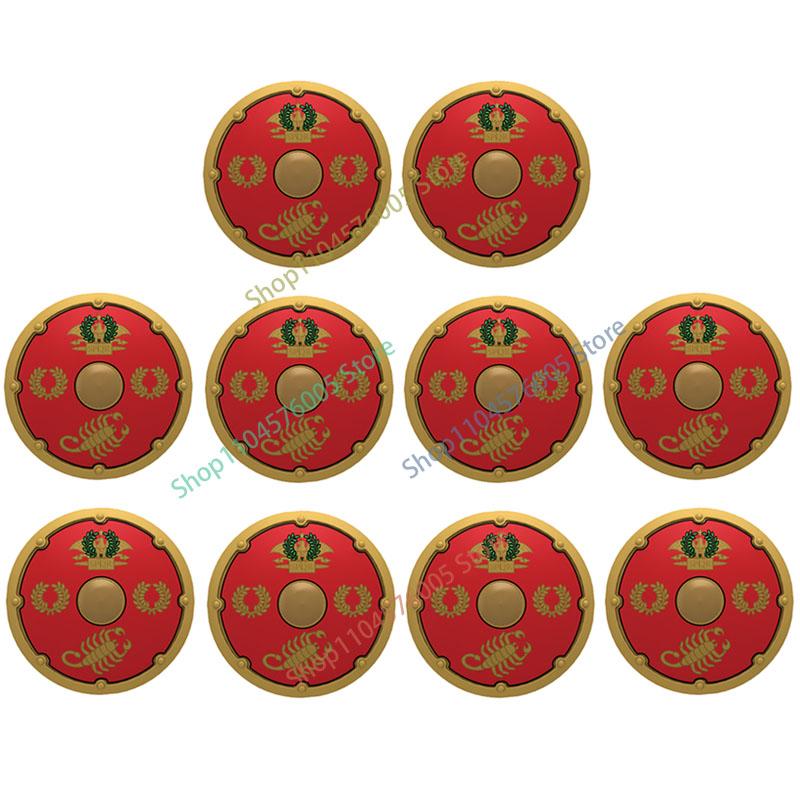 Средневековый Рим Щит Военные Строительные Блоки Фигурка Римского Солдата Воина Рыцаря Лучник Фартук Плащ Аксессуары Кирпичная Игрушка Подарок