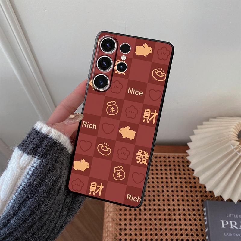 Мягкий силиконовый черный чехол с рисунком из мультфильма для Xiaomi Redmi Note 13 Pro 13C Poco C65 Samsung A55 A54 A34 S24 iPhone Camera Защитный противоударный чехол