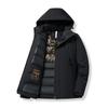 Black Gold Winter Cotton Jacket with Warmth Retention High Waterproof and Thickened Cotton Jacket