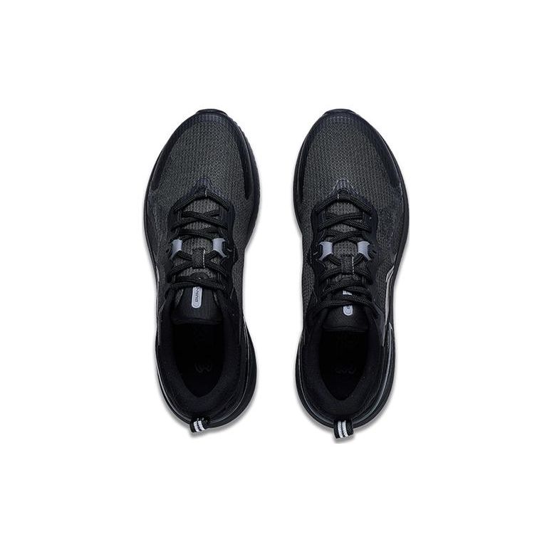 Li-Ning Easy Fit Soft Rebound Refreshing Shock Absorption Non-Slip Wear-Resistant Lightweight Low-Top Running Shoes Men Sneakers Black ARST081-1