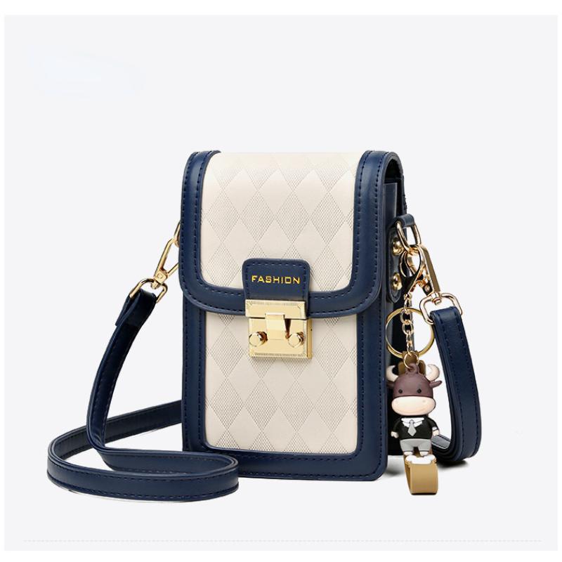 Классическая однотонная сумка на плечо высокого класса для женщин, нишевая сумка через плечо, модная маленькая квадратная сумка