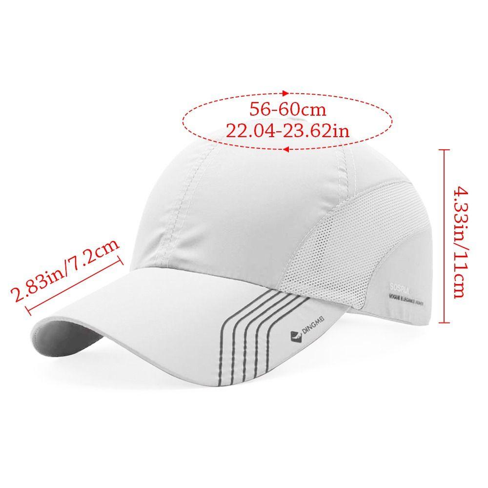 Breathable Baseball Cap UV Protection Quick Dry Hat Summer Sun Hat Camping