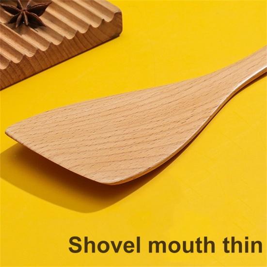 5Pcs/Set Kitchen Cooking Utensils Set Anti-skid Long Handle Wooden Shovel Spoon Frying Spatula High Cookware Five-Piece Set