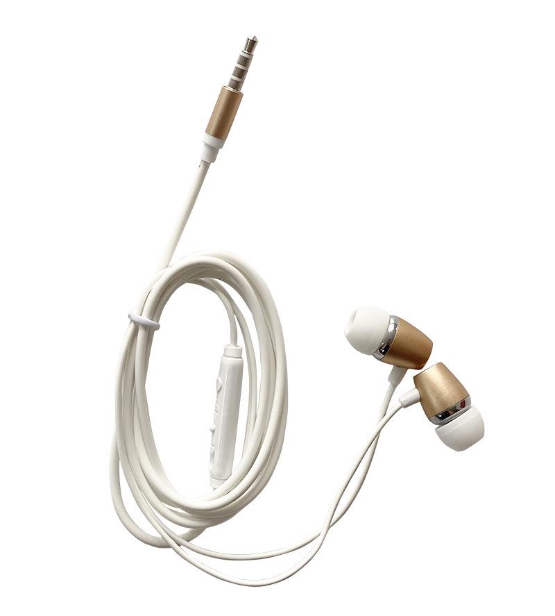 Проводные металлические наушники-вкладыши A4 с микрофоном и мощными басами