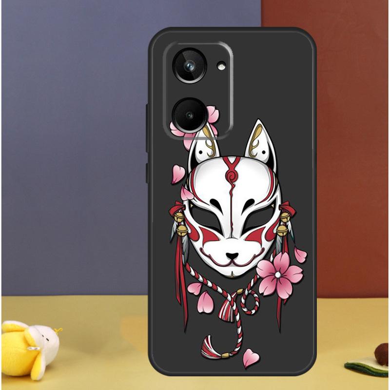 Japanese Style Fox For Realme 15 10 11 12 13 14 Pro Plus C65 C67 C63 C61 C55 C51 C53 C35 C75 GT6 GT7 Pro Case