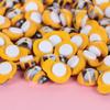 100pcs DIY Mini Baby Toys Self-adhesive Bee Sponge Sticker Wooden Scrapbooking