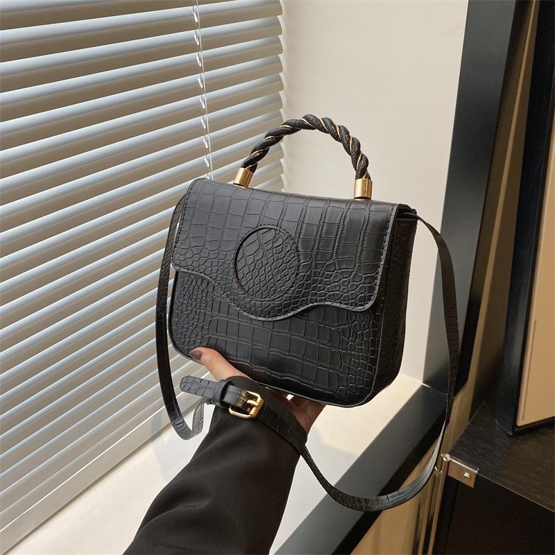 Женская сумка с каменным узором, модная сумка в иностранном стиле, универсальная сумка через плечо, сумка-мессенджер