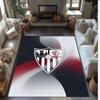 Sevilla FC Soccer Football Pattern Soft Area Rug Non Slip Indoor Floor Carpet Sports Decor Mat for Bedroom