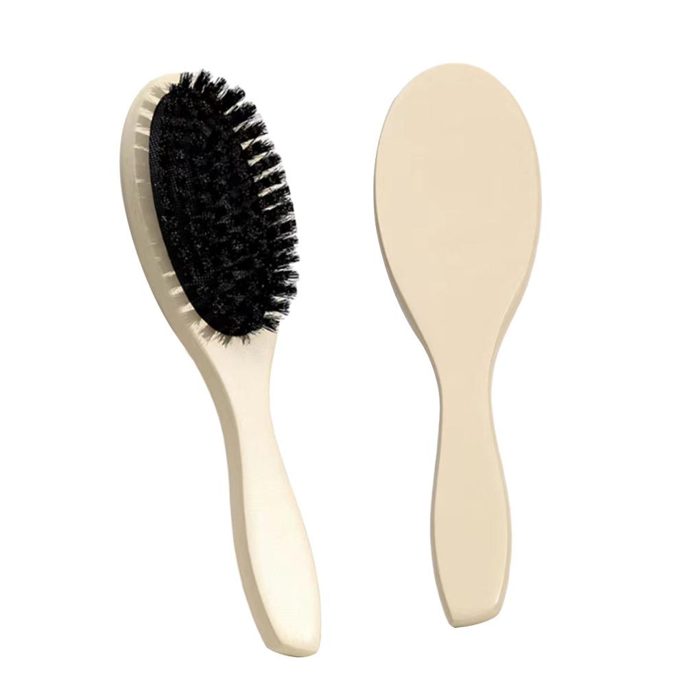 Beard Brush Boar Bristle Brush Comb with Boar Bristles Scalp Massage Comb Portable Air Bag Comb