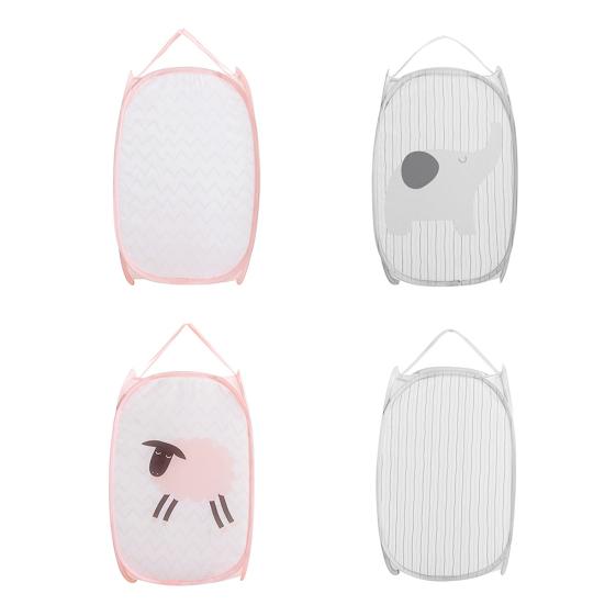 Полосатая овца, слон, большая корзина для белья, складное ведро для хранения грязной одежды