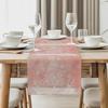 Рождественская скатерть на стол Кухонный обеденный стол Украшение Для помещений и улицы Домашние скатерти Моющаяся Обеденная длинная ткань