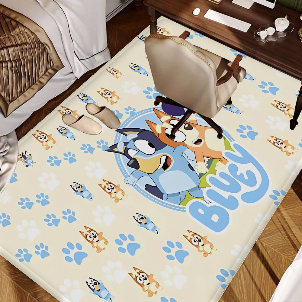 B-Blueys Cartoon Floor Mat Cheaper Anti-slip Modern Living Room Balcony Printed Bedside Mats