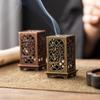 Подставка для благовоний из сплава, квадратная вертикальная курильница для благовоний, домашнее украшение для ароматерапии, китайские курильницы для благовоний