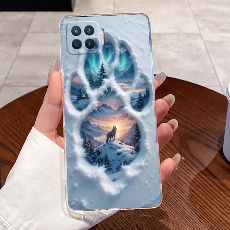 Чехол для OPPO Reno 4F A73 A93 4G F17 Pro Чехол Прозрачный Роскошный Милый Кролик с Сердечком Забавный Рисунок Мягкий Силиконовый Чехол для Телефона Задняя Крышка