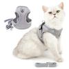 RANPHY Cat Harness and Leash Cute and Suitable for Dogs and with Reflective Stylish No Leg Lift Breathable Easy To Put Adjustable Escape Small L Set,