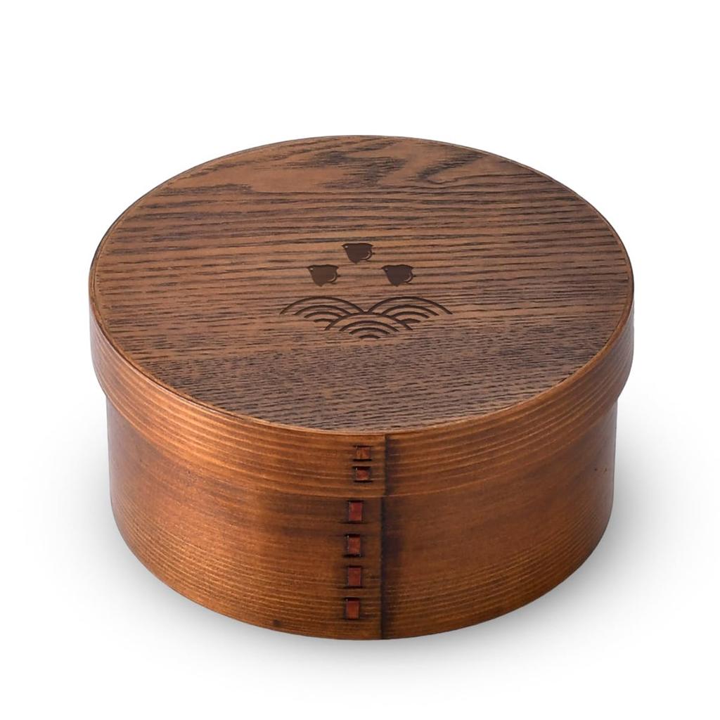 Волна Чидори Охицу 2-3 чашки x J-kitchens (деревянный ойцу) приблизительно. 18см 8.5см