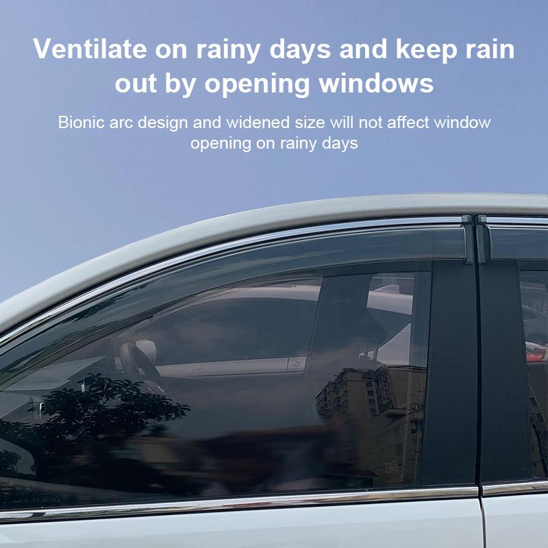 For Volkswagen Touran 5T 2016-2025 Window Door Visor Vent Awning Sun Rain Wind Guard Cover Deflector Weathershield Accessories